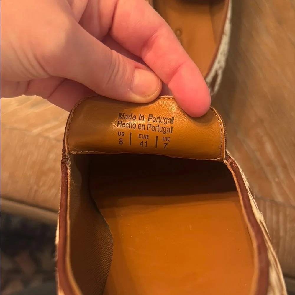 Aldo Cow Print Loafers - Picture 5 of 7